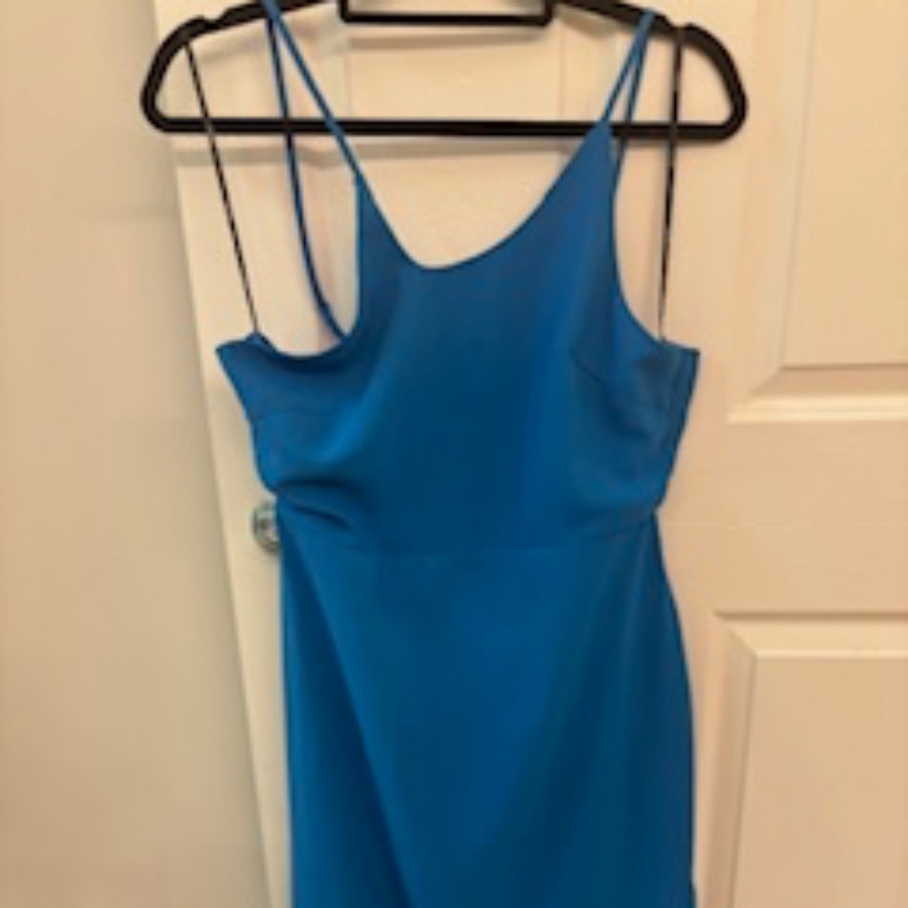 Forever 21 Dress Blue Midi New With Tags Size L